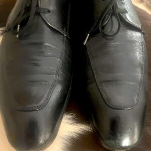 Men’s black Prada dress shoes